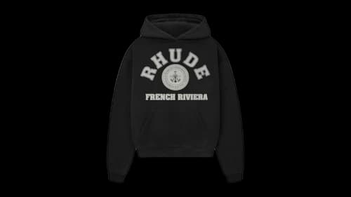 Rhude French Riviera Hood Black