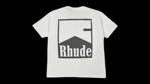 Rhude Chevron Tee White