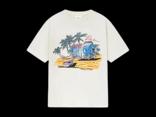 Rhude Beach-Side Tee White
