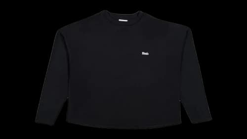 Rhude Classique Reverse L/S Tee Black