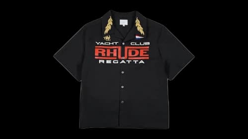 Rhude Regatta Club Shirt Black/White