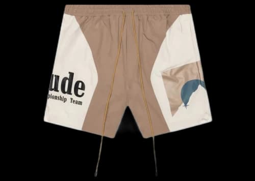 Rhude Senna Flight Shorts Tan/Cream