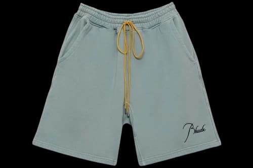 Rhude Logo Swim Shorts Sage