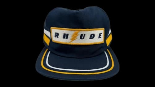 Rhude Lighting Panel Hat Navy
