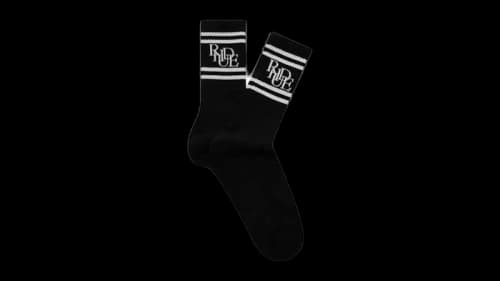 Rhude Scrambler Sock Black/White