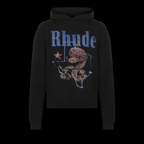 Rhude Texas Snake Hoodie 'Black'