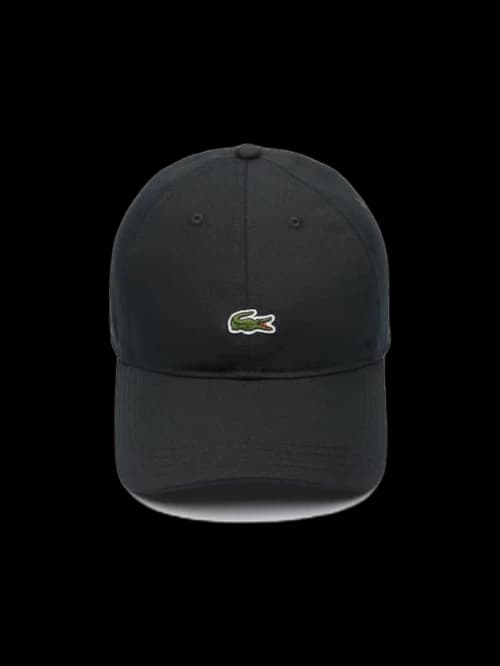 Lacoste Cotton Twill Cap Black