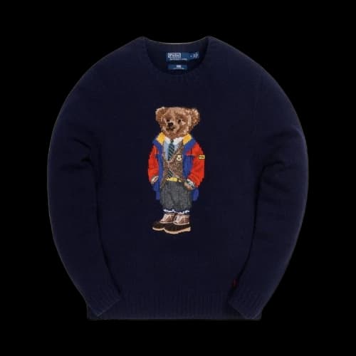 Kith x Polo Ralph Lauren Outdoor Bear Crewneck 'Navy'