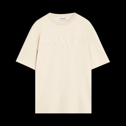 Lanvin Paris Embroidered T-Shirt 'Sand'