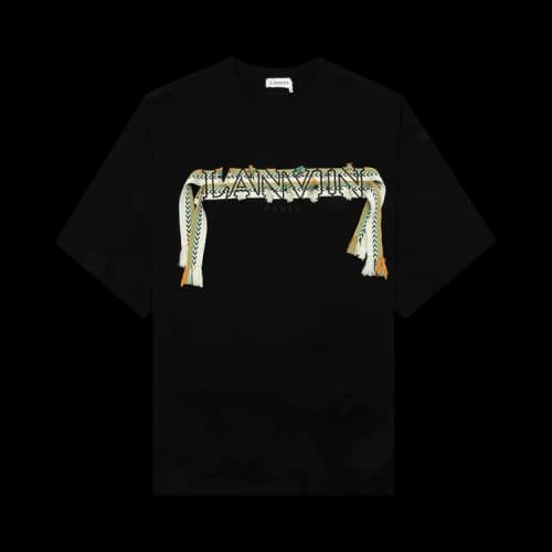 Lanvin Oversized Curb T-Shirt 'Black'