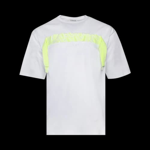 Lanvin Curb Embroidered T-Shirt 'Optic White'