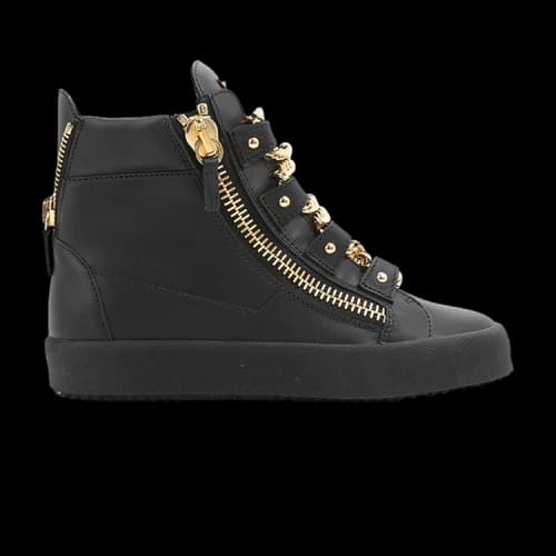 Giuseppe Zanotti London Double Zip High 'Black Gold'