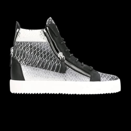 Giuseppe Zanotti Double-Zip High 'Metallic Snakeskin'