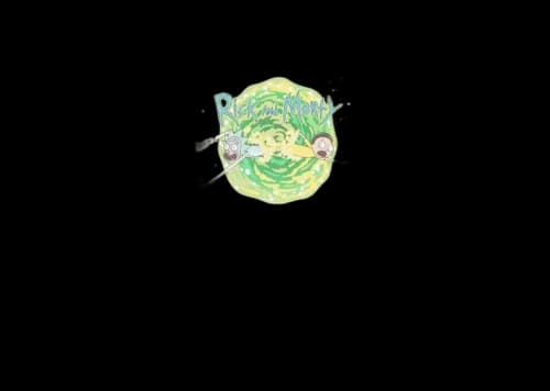 BAIT x Rick And Morty Portal Tee Black