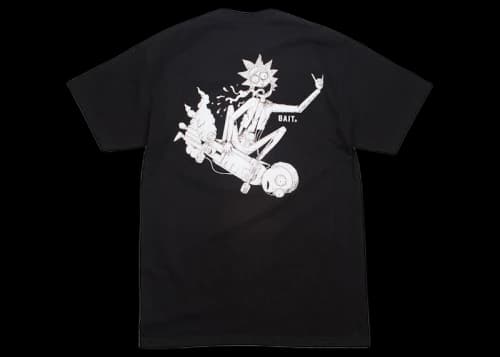 BAIT x Rick And Morty Skateboard Tee Black