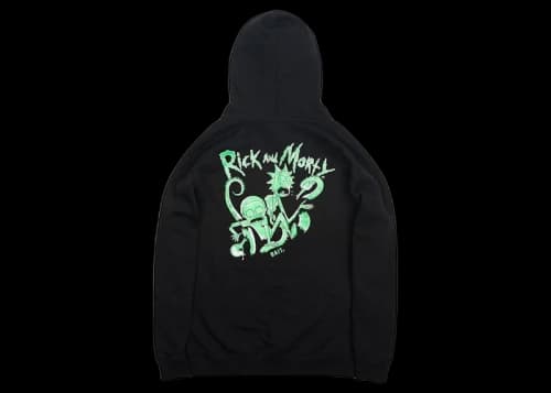 BAIT x Rick And Morty Tentacles Glow In The Dark Hoodie Black