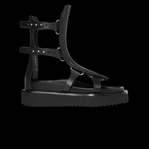 Rick Owens Cyclops Spartan Platform Sandal 'Black' (Women's)