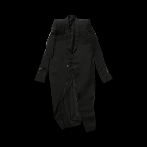 Rick Owens Cappotto Fogpocket Neue Coat 'Black'