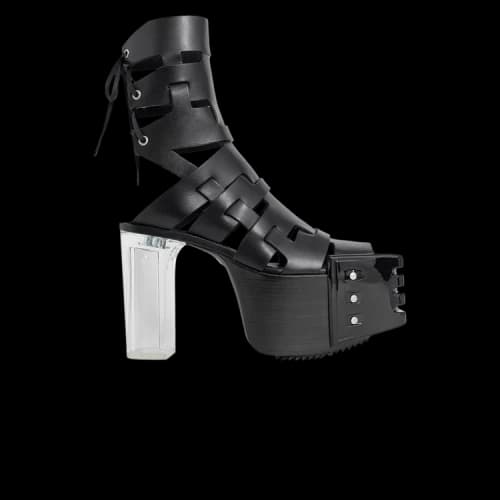Rick Owens Ankle Spartan Kiss 'Black' (Women's)