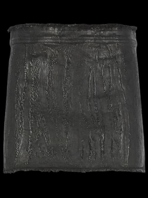 Rick Owens Mini Denim Skirt Black