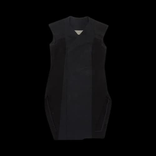 Vintage Rick Owens Sleevlesss Dress 'Black'