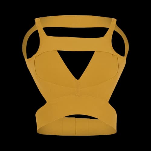 Rick Owens Knit Top Sling Bra 'Mustard'