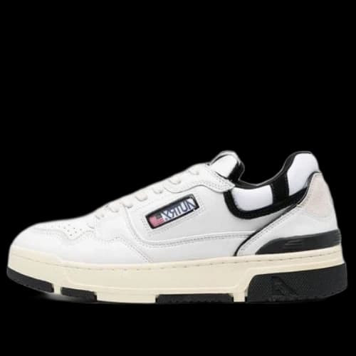 Autry CLC Leather Sneakers 'White Black'