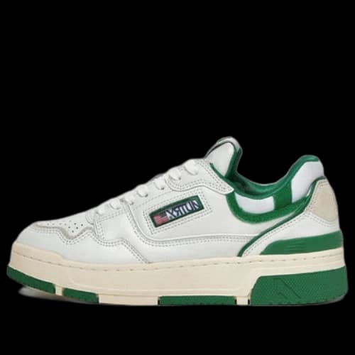 Autry CLC Leather Sneakers 'White Green'