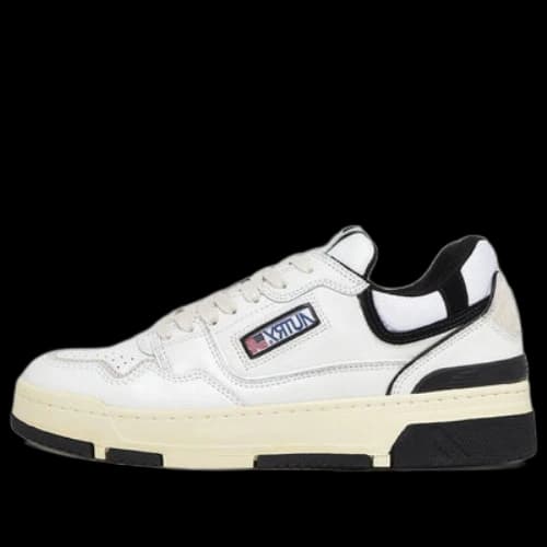 Autry CLC Leather Sneakers 'White Black'