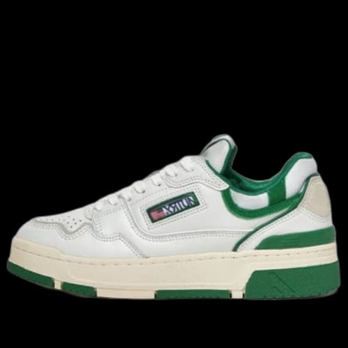Autry CLC Leather Sneakers 'White Green' (Women's)