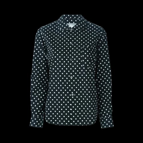 Comme des Garçons Loose Fit Pocket Blouse 'White/Black'