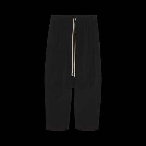Rick Owens Drawstring Cropped Pants 'Black'