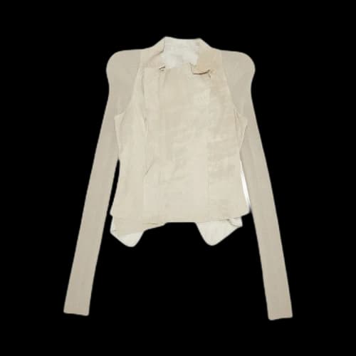 Rick Owens Cobra Biker Jacket 'Ivory'