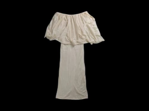 Rick Owens Top Turbo Drape T-shirt Natural
