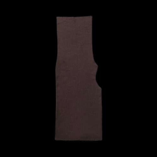 Rick Owens Athena One Shoulder Top 'Mahogany'