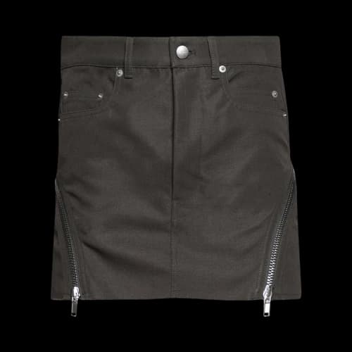 Rick Owens Bolan Banana Mini Skirt 'Dark Dust'