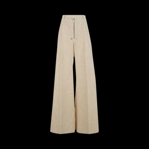 Rick Owens Tailored Wide Belas 'Natural'