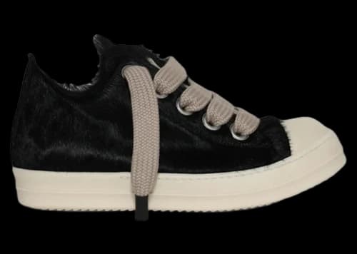 Rick Owens Jumbo Laced Low Black Milk (Women's)