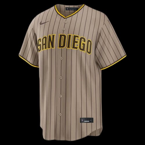 Nike San Diego Padres Sportswear Men's Khaki V Neck Moderate