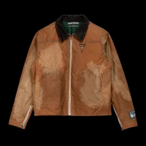 Reese Cooper Biker Jacket 'Tan'