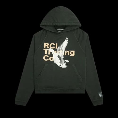 Reese Cooper RCI Duck Print Hooded Sweatshirt 'Forest'