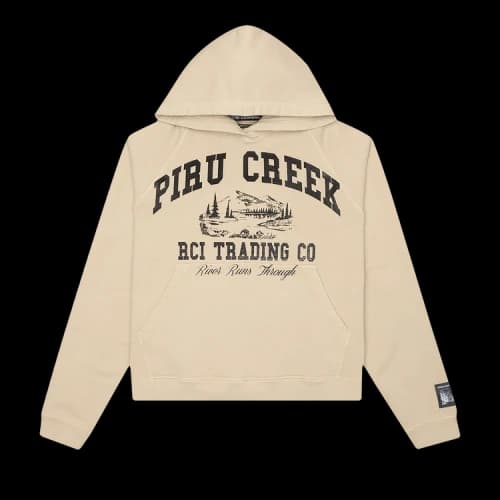 Reese Cooper Piru Creek Hooded Sweatshirt 'Khaki'