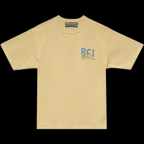Reese Cooper Mountain Logo Tee 'Khaki'
