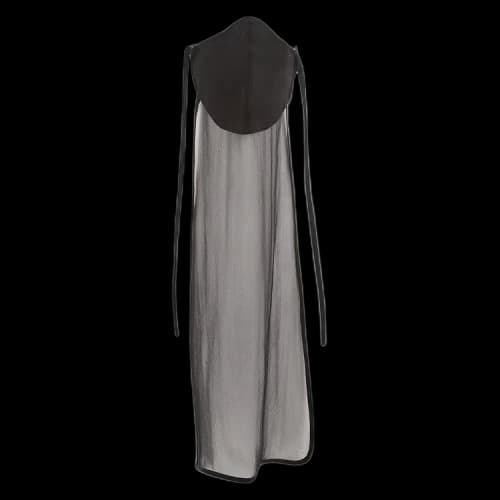 Rick Owens Long Silk Mask 'Black'