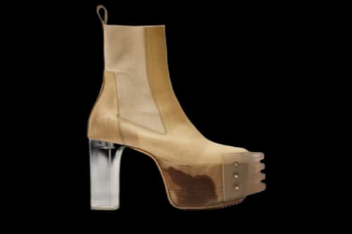 Rick Owens Strobe Runway Beatle Platform 'Black'