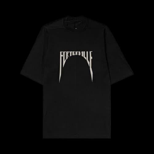 Rick Owens Jumbo Short-Sleeve T-Shirt 'Black/Pearl'