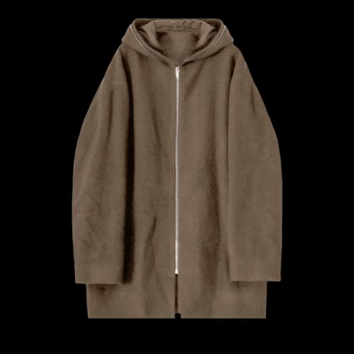 Rick Owens Hooded Gimp Jacket 'Black'