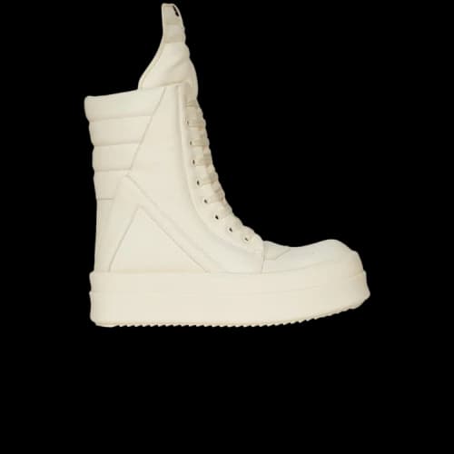 Rick Owens Porterville Mega Geobasket High 'Milk'