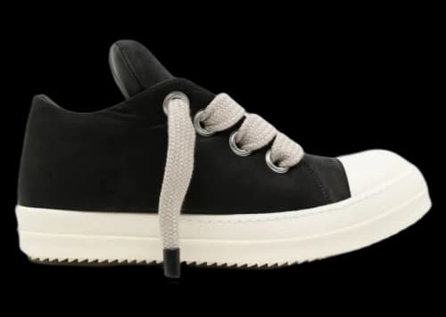 Rick Owens Porterville Runway Jumbo Lace Padded Low Black Milk
