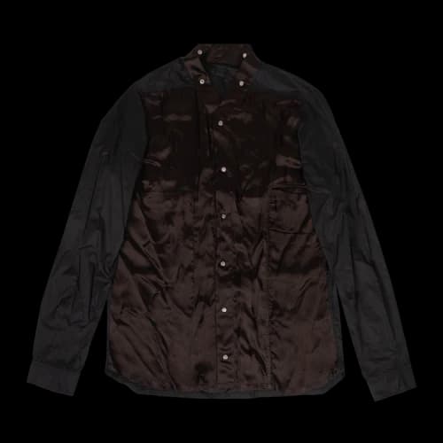 Rick Owens Cupro Faun Shirt 'Brown/Black'